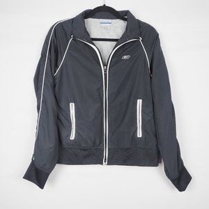Reebok Track Jacket Front Zip Collar Black L